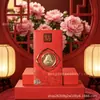 Año de la Oveja Moneda Conmemorativa de la Suerte Sobres Rojos de las Cien Bendiciones Dinero Oveja Moneda de Oro Sobre Rojo para Año Nuevo Oveja del Zodiaco Sobre Rojo de Lámina de Oro Saludos de Año Nuevo