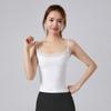 Sexy Transfronterizo Encaje Chica Caliente Tirante Pequeño Yoga Fondo Interior Chaleco Ropa Exterior para Mujer Sin Mangas Fitness Hermoso Tirante de Espalda