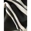 Sudadera de manga larga a rayas de color block estilo perezoso para mujer, talla grande, corte holgado, cuello redondo, adecuada para primavera y otoño, cubre el abdomen, top básico