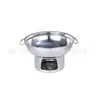 Olla Caliente Seca de Alcohol Sólido Sopa Dongyangong Mariscos Acero Inoxidable Olla Caliente Estufa Integrada de Alcohol Al Aire Libre Para Una Persona Olla Caliente Comercial
