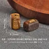 Plata 925 Chapada en Oro Cuentas Barril de Madera de Águila Natural Cuentas Espaciadoras Parche Cuentas Sueltas Accesorios para Joyería Hecha a Mano DIY Pulsera Accesorios de Juego Cultural