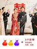 Adereços para Fotos de Casamento, Guirlanda de Fitas da Noiva, Roupão de Manhã, Ferramenta de Fotografia, Jogo de Pegar, Couplets para Madrinhas