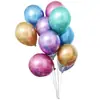 Globos Metálicos de 5 Pulgadas 10 Pulgadas 12 Pulgadas 18 Pulgadas Redondos de Látex Cromado Dorado Globos Decoración de Habitación de Boda Boda