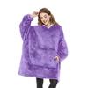 Suéter de Felpa Extra Largo Perezoso Ropa para Pareja Ropa para el Hogar con Capucha Resistente al Frío y Cálido para Exteriores Manta de TV para Dormir 120 cm de Largo