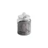 Bote de Plástico para Alimentos de Gran Capacidad Transparente, Tapa de Aluminio, Tapa de Perlas Sellada de Grado Alimenticio, 857ml, Bote para Morillas y Cáscara de Mandarina