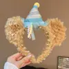 Linda Diadema de Peluche para Mujer, Nuevo Estilo de Dibujos Animados 2026, Adorable Pinza de Pelo Diadema, Accesorio para Fotos de Viaje, Versátil