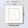 Panel de interruptor de luz de plástico blanco estilo británico de Hong Kong y Macao, enchufe de 13A con carga USB y carga rápida tipo C, panel de interruptor de luz estándar UK/US