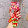 Llavero con forma de serpiente Guochao Xiaofu original de 2025, pequeño regalo, colgante de muñeca, mascota del año de la serpiente, adornos colgantes.