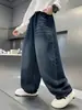 Pantalones para niño primavera y otoño 2026 nuevos y elegantes jeans casuales para niños mayores, pierna recta, ropa de otoño