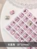 Rosa neto rojo diamante de uñas lote completo de cristal de fondo puntiagudo polvo de niña amor caramelo roca multi-corte diamante con forma especial joyería de uñas