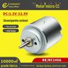 Motor CC com Escova de Carvão Kangle 140, Diâmetro Externo 21mm, Redondo, Baixo Ruído, Acessório para Brinquedo, Motor para Modelo, Miniatura