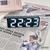 Adornos Creativos de Reloj Digital de Gato Tom de Dibujos Animados Para Dormitorio Mesa de Noche Decoración de Reloj de Escritorio de Gama Alta