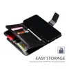 Funda de Cuero Estilo Cartera de Nueve Tarjetas Adecuada para Honor 400 Lite/X70I Huawei P40/Mate 30 con Ranura para Tarjeta