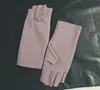 De Rong Luvas Meio Dedo Outono e Inverno Quente Dedos Feminino Escritório Knock Teclado Estudante De Rong Luvas Autoaquecidas em estoque