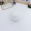 Venta al por Mayor Transfronteriza Bola de Piel Sintética de Zorro de 12 cm DIY Hecha a Mano Bola de Felpa Colgante para Bolso Decoración para Sombrero y Ropa de Algodón