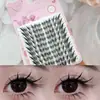 Pestañas Postizas Transfronterizas Iced Americano Estilo Zorro Set de Pegamento Cejas y Ojos Densos en Capas Profundos Tridimensionales Venta Caliente de Comercio Exterior