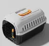 Caixa de transporte para animais de estimação para voos de gatos, adequada para cães pequenos e médios, bolsa de transporte para gatos, gaiola portátil para cães de carro, caixa de transporte para gatos para voos