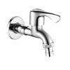 Grifo de Lavadora de Latón Conector Universal con Una Entrada y Dos Salidas, Grifo de Doble Salida Automático Expert-Grade que Detiene el Agua