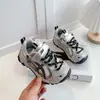 Zapatos de malla de papá de moda para niños 2026 otoño e invierno nuevos geniales retro para exteriores senderismo para niños