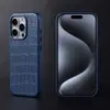 Funda Magnética para Teléfono Apple 16/17 Promax, Cubierta Protectora Anticaídas de Cuero con Patrón de Cocodrilo para iPhone 14
