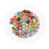 Ding Yi Luna Fría degradado dos colores oro cuentas redondas cuentas K12 cuentas sueltas pulsera diy cadena de teléfono móvil material accesorios de joyería