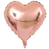 Balão de alumínio de amor de 18 polegadas decoração de casamento Dia dos Namorados Dia de Ano Novo balão layout de quarto de casamento balão de folha de alumínio em forma de coração