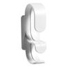 Gancho creativo de doble capa para lavabo, montado en la pared, sin perforaciones, estante de almacenamiento para bañera, colgador de pared para lavabo doméstico sin costuras