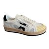 Tênis Estrela Desgastado para Mulheres, Novo Estilo de Outono, Sapatos Sujos Versáteis de Solado Plano, Tênis Esportivo Casual Branco com Cadarço de Solado Grosso para Mulheres