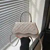 Bolsa Cruzada Casual de Diseño de Nicho Nuevo Verano 2026 Bolso de Mujer Textura Simple Bolso Cuadrado Pequeño Bolso de Mano de Moda