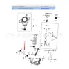 Aplicável a Jeep 11-22 Grand Cherokee braço de controle inferior traseiro haste de tração de curvatura 52124830AD