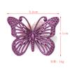 Venta al por mayor de fábrica transfronteriza creativa colorida mariposa decoración del hogar vidrio aromaterapia Taza taza de vela accesorios de mango para joyas