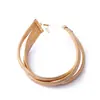 Moda Europea y Americana Cadena para Clavícula Personalizada Cuello de Ganso Acero Aleado Galvanizado Collar Diseño de Nicho Cadena de Serpiente Collar Pulsera