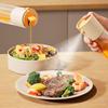 Panela de pulverização de óleo de atomização de churrasco de grande capacidade de uso duplo dois em um suprimentos de cozinha de vidro tempero de panela spray integrado panela de óleo