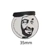 Modelo Quente Transfronteiriço Oriente Médio Emirados Árabes Unidos Retrato do Rei Senhor Esmalte Pintado Emblema Adesivo para Celular Pronto para Entrega