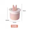 Dispensador Manual de Espuma con Orejas de Conejo Lindas para Limpiador Facial, Champú y Botella Espumadora para Uso en Dormitorio
