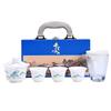 Qianli Jiangshan Wenchuang Yangzhi Jade Porcelana Blanca Juego de Té traje un Juego de Cajas de Regalo Regalos de Negocios Personalizados Ceremonia de Acompañamiento