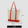 Suministro Exclusivo Transfronterizo de 12 Bolsas de Tela de Algodón Seguras, Bolsas de Compras de Gran Capacidad, Impresión de Logo Personalizado, Bolsas de Compras Simples para el Supermercado