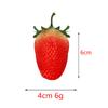 Morango artificial morango de plástico morango falso modelo de morango decoração para foto brinquedo infantil adereços de ensino para jardim de infância