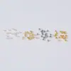 Cuentas Personalizadas de Cobre Chapado en Oro de 14K con Fuerte Retención de Color, Cuentas Redondas de Agujero Grande para Pulseras, Collares, Joyería DIY y Cuentas Separadoras