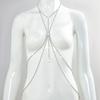 Moda Transfronteiriça Novos Acessórios Diamante Completo Brilhante Combina Com Tudo Férias na Praia Sexy Europeu e Americano Pescoço Celebridade da Internet Corrente de Corpo