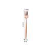 Vajilla de acero inoxidable transfronteriza, cuchillo y tenedor para carne, cuchara de postre, tenedor de mango largo, cuchara para hielo, vajilla occidental portuguesa, juego de cuchillo y tenedor, cuchara