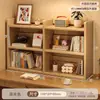 Estante de Livros de Madeira Maciça Prateleira de Armazenamento de Mesa para Estudante Casa Mesa Multicamadas Prateleira para Armazenamento de Livros Estação de Trabalho de Escritório