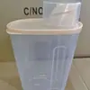 Pote de Grãos Lanches de Cozinha Nozes Especiarias Grãos Pote à Prova de Umidade e Insetos Alimentos Caixa de Armazenamento Transparente de Plástico