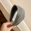 Diadema de estilo coreano con pliegues, ala ancha y copete alto para mujer, adecuada para el uso diario, con un toque de alta gama y diseño versátil, 2026