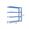 Estantería de Almacén Estantería de Almacenamiento de Alta Resistencia Estante de Almacenamiento Ajustable de Múltiples Niveles Estante de Panel de Capa Galvanizado Estante de Almacenamiento Venta al por Mayor