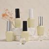 Frasco de vidro para esmalte em gel 8ml em estoque, impressão uv, cosméticos, subengarrafamento, esmalte em gel da moda