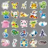 50 Piezas de Pegatinas de Anime Japonés Pokemon Pegatinas Decorativas Impermeables de Dibujos Animados Pokemon de Gran Venta para Bricolaje