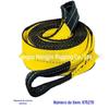 Os fabricantes de T fornecem correia de reboque de carro forte 5M5T com bainha de cabo de reboque de veículo off-road corda de tração de carro