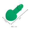 Herramienta Antiescaldado Antideslizante para Cocina Forma de Papá Noel con Barba Pinza para Mano Silicona Aislante del Calor para Hornear Pinza de Mano con Ventosa