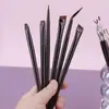 Venta Directa de Fábrica: Set de 6 Pinceles para Ojos: Pincel Delineador de Hoja, Pincel para Cejas, Pincel para Sombras, Pincel de Detalle, Pincel para Aegyo-Sal, Pincel Plano/Inclinado para Cejas en Stock